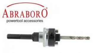 Abraboro-unášací adaptér s vrtákom pre Bi-cobaltové korunky s SDS úchytom