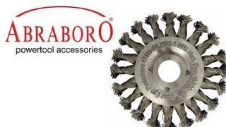 Abraboro-Kartáč Nerezový okružný copový 125mm
