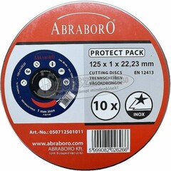 Abraboro-INOX blue 125x1mm 10ks