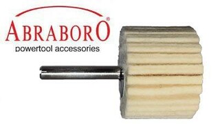 Abraboro-leštiace kotúče na stopke filc