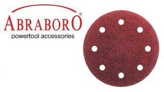 Abraboro-kotúč na suchý zips 125mm 8dier
