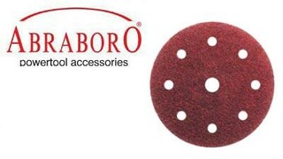 Abraboro-kotúč na suchý zips 150mm 8+1dier