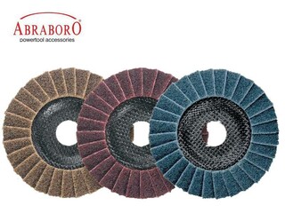Abraboro-Leštiace kotúče z netkanej textílie