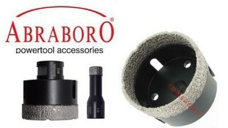 Abraboro-Vrtáky do keramiky pre uhlovú brúsku M14 profi