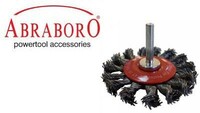Abraboro-Kartáč okružný copový 70mm so stopkou profi.